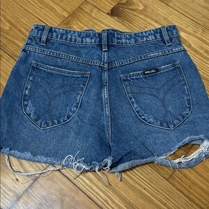 Rolla’s Dusters High Rise Slim Denim Shorts Size 26